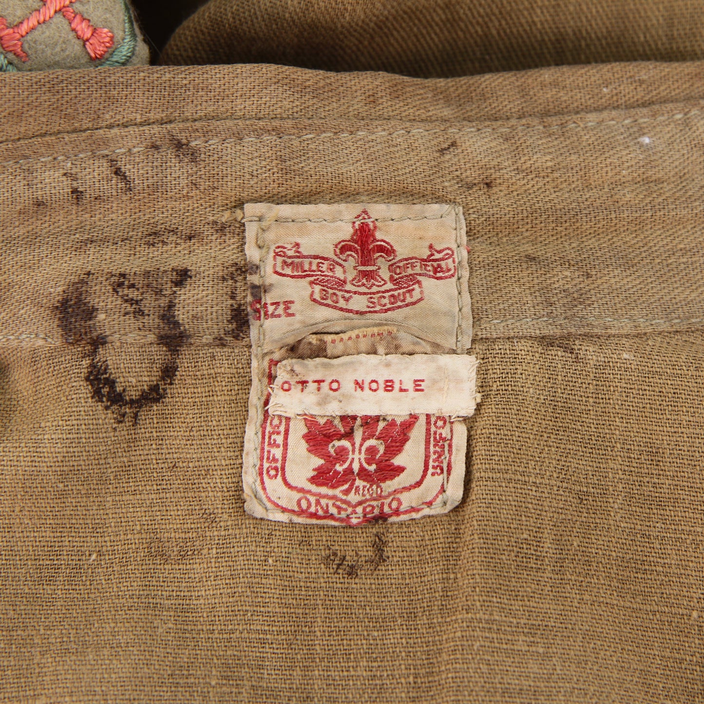 Antique Miller Official Boy Scout of Canada Shirt17
