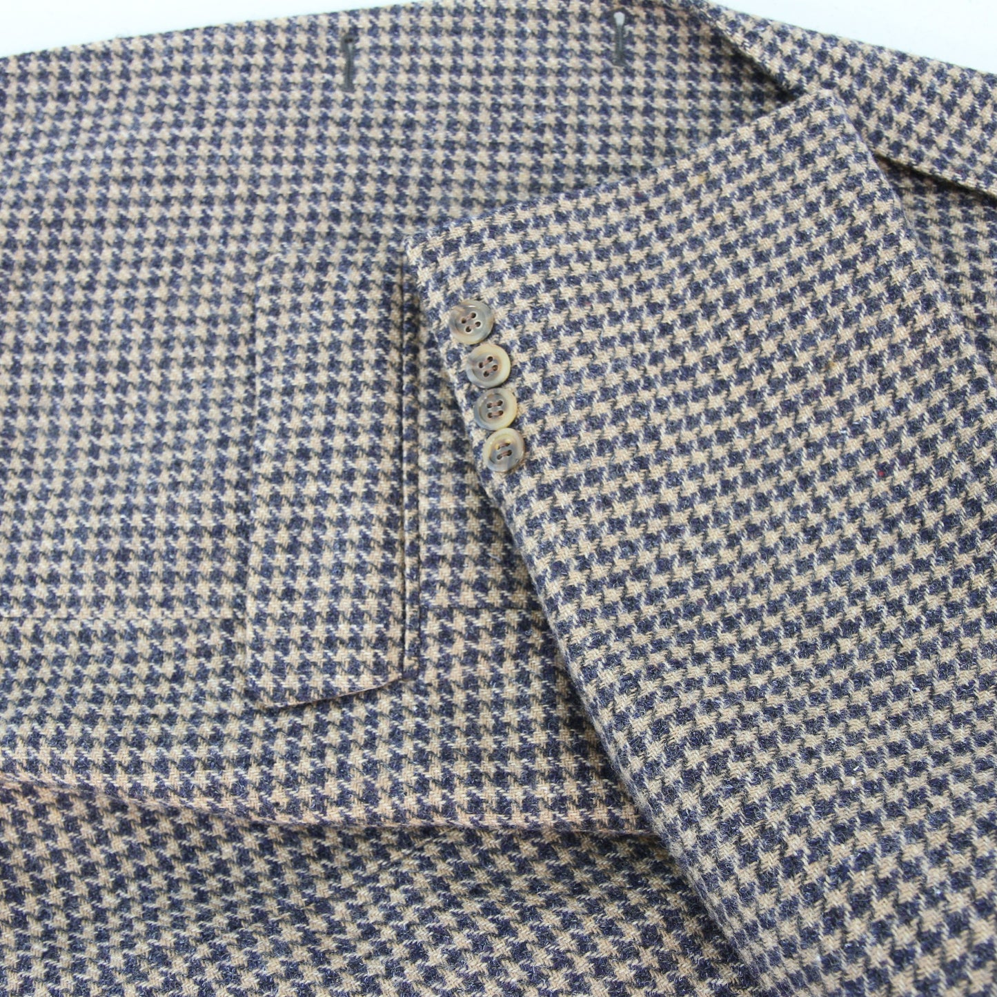 Bill Blass Houndstooth Sports Coat Jacket 42 Long 4