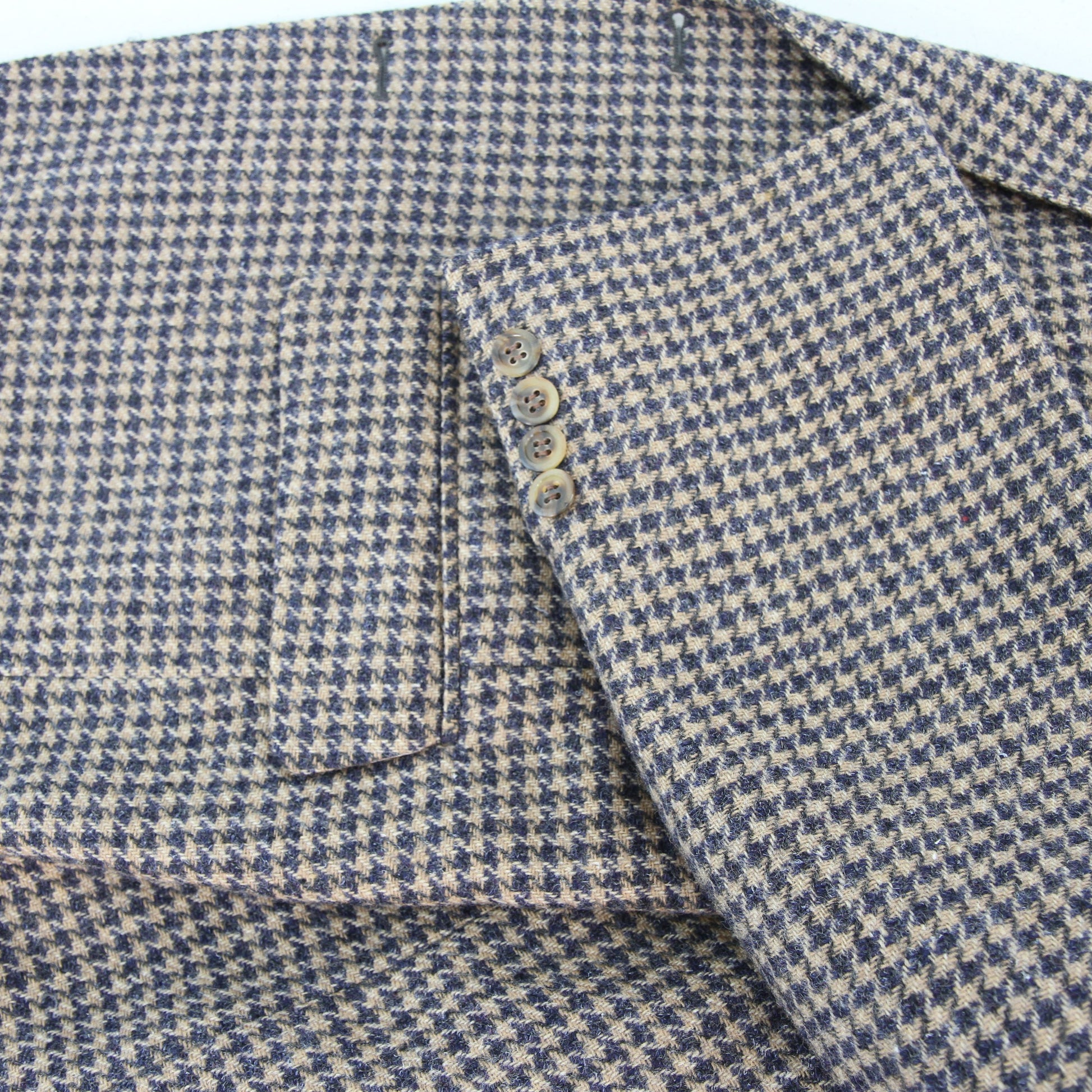 Bill Blass Houndstooth Sports Coat Jacket 42 Long 4