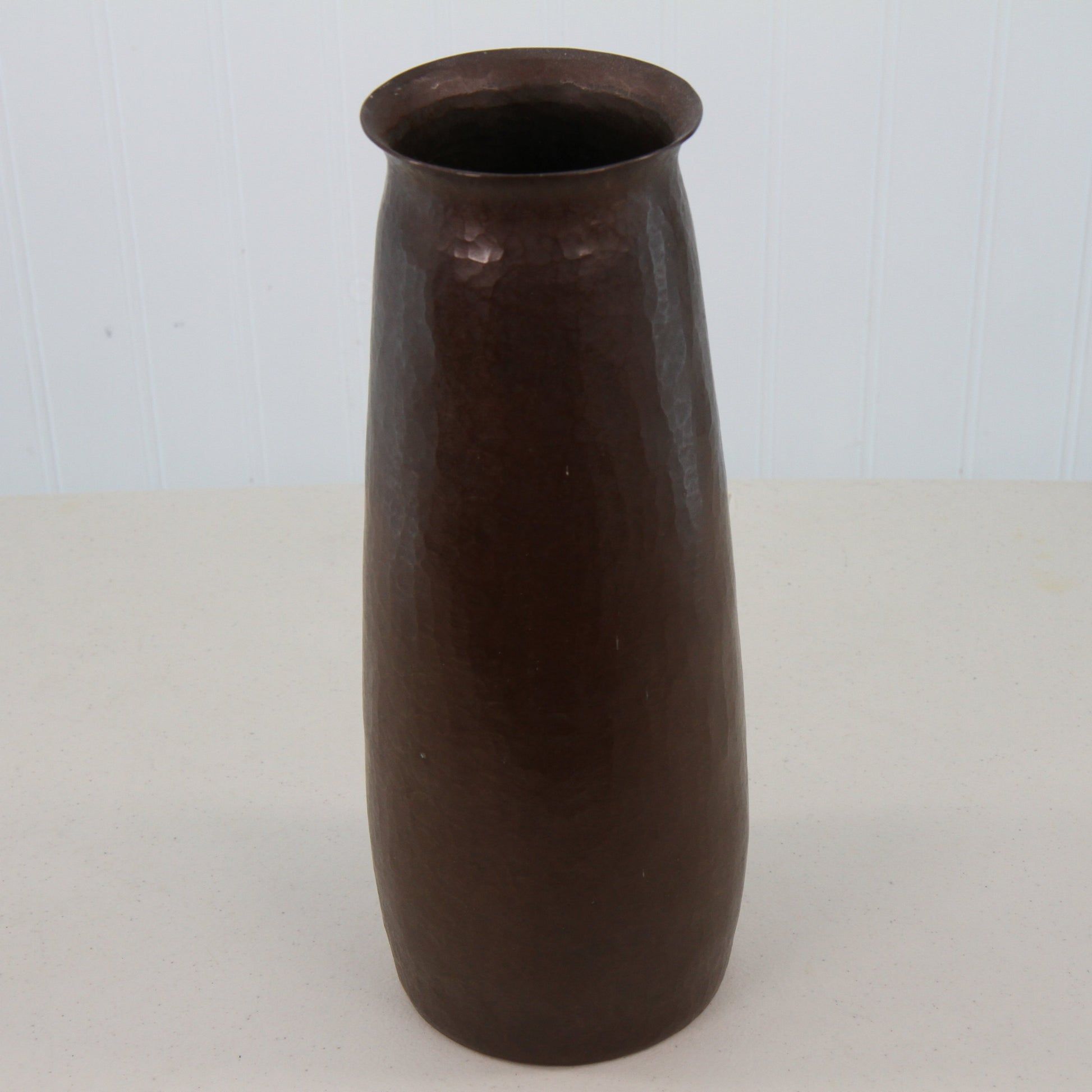 Santa Clara del Cobre JCLR signed copper vase front view2