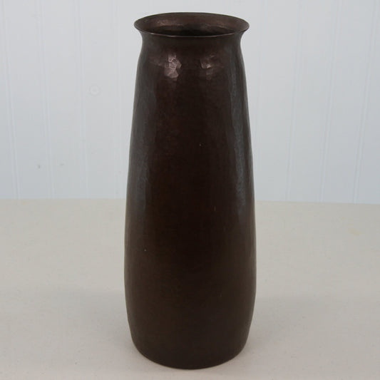 Santa Clara del Cobre JCLR signed copper vase front view