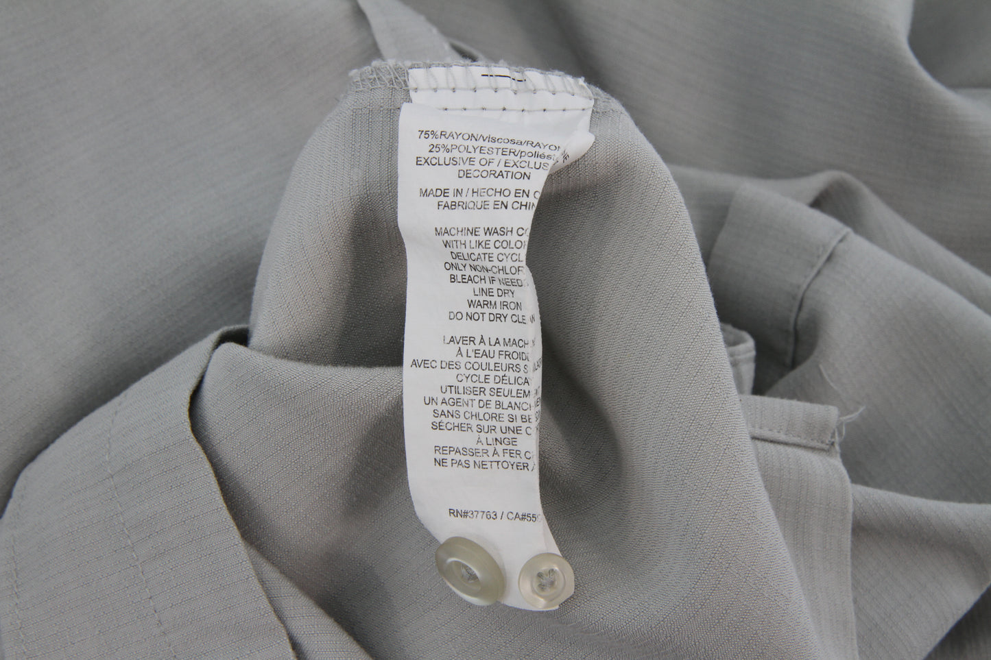 Cubavera Two Cuban Shirts Bundle Green Gray Large