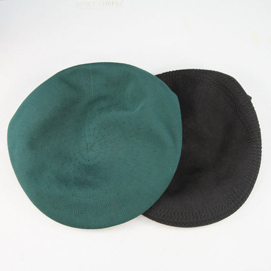 Pair Green Black Kangol Flat Driving Caps  Large 1