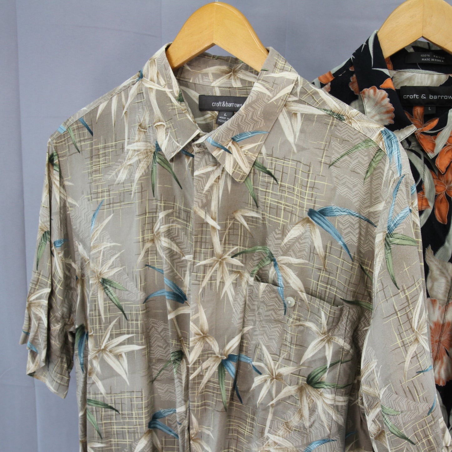 Croft & Barrow Pair Hawaiian Shirts 3