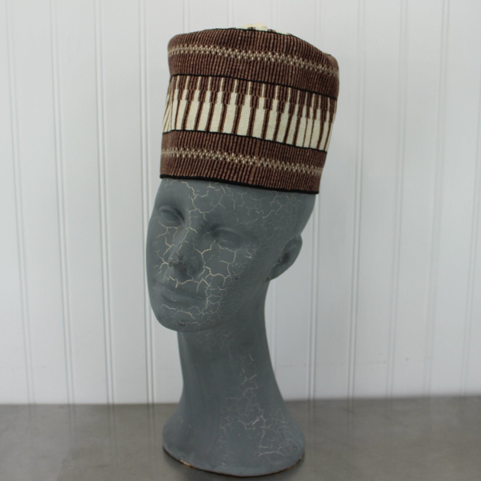 Hat Traditional Nigerian Woven Hand Made Nigeria 1980s – Olde Kitchen ...