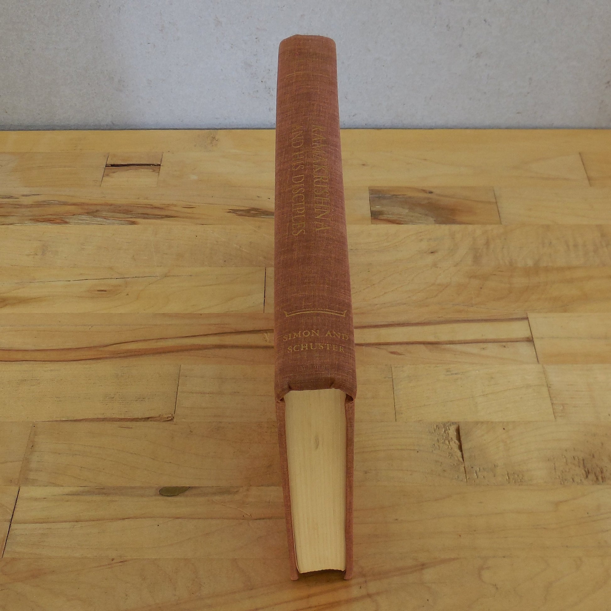 Christopher Isherwood Signed Swami Satprakashananda - Ramakrishna & His Disciples Hardcover