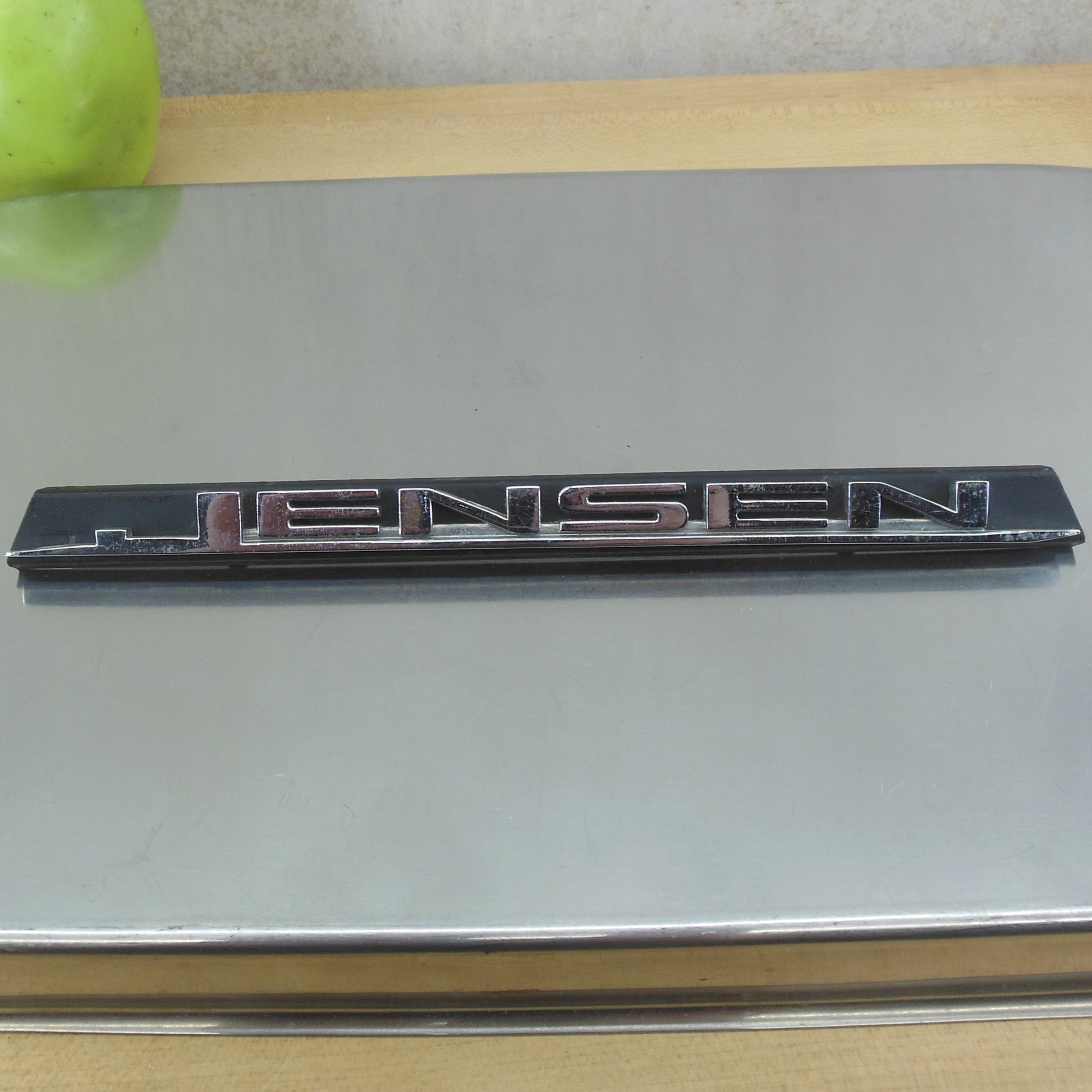 Jensen Interceptor OEM Car Badge Emblem C-Pillar Black Chrome