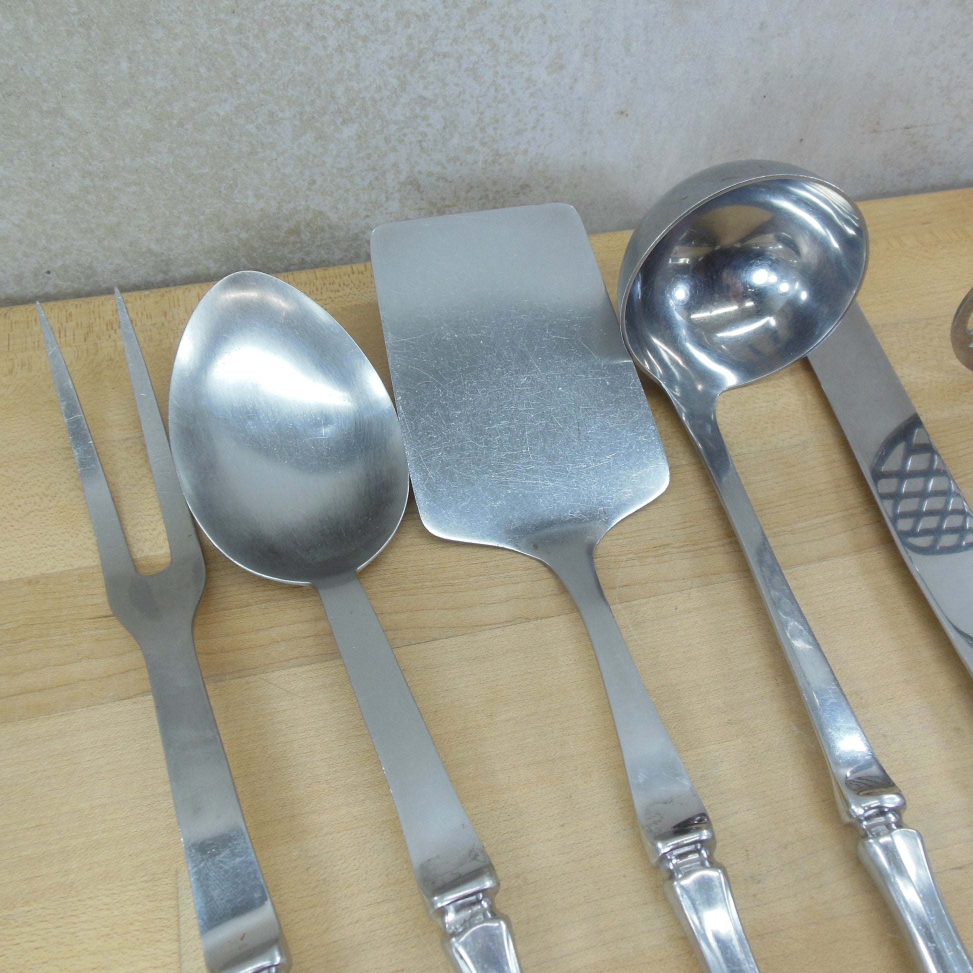 Unbranded Japan Stainless Steel Kitchen Utensil Set Traditional Edwardian 6 Piece