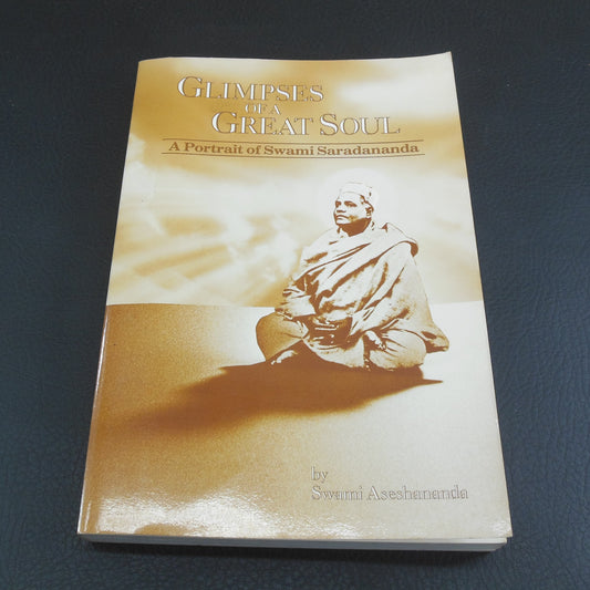 Swami Aseshananda Signed Book - Glimpses Of A Great Soul 1982