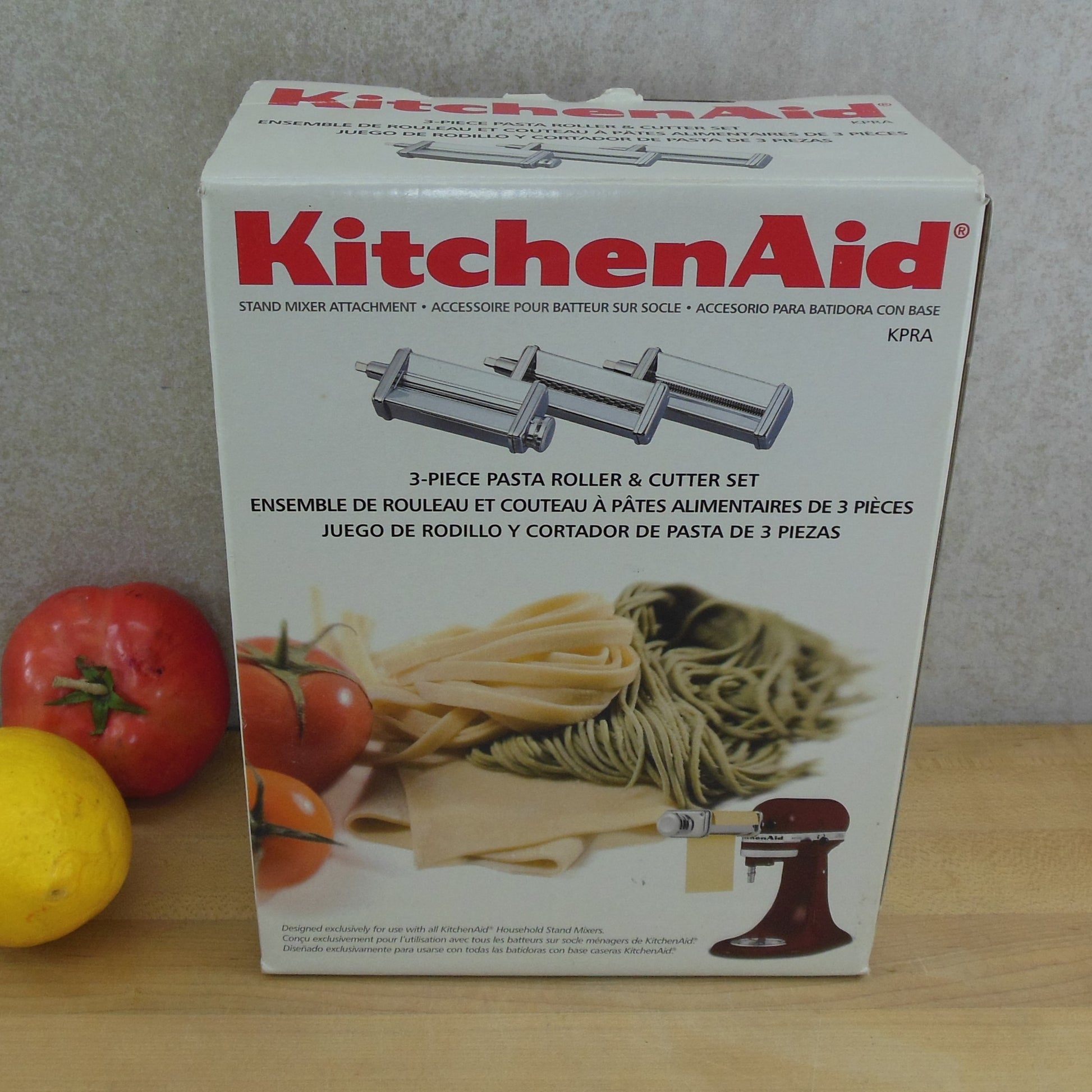 KitchenAid 2009 KPRA Pasta Roller Attachment 3 Piece Set - New Discounted
