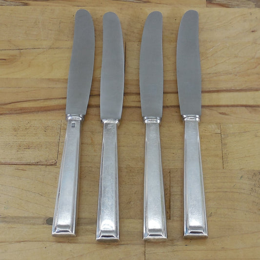 Bruckmann & Sohne Germany BMN24 Silverplate Flatware - 4 Set Dinner Knives