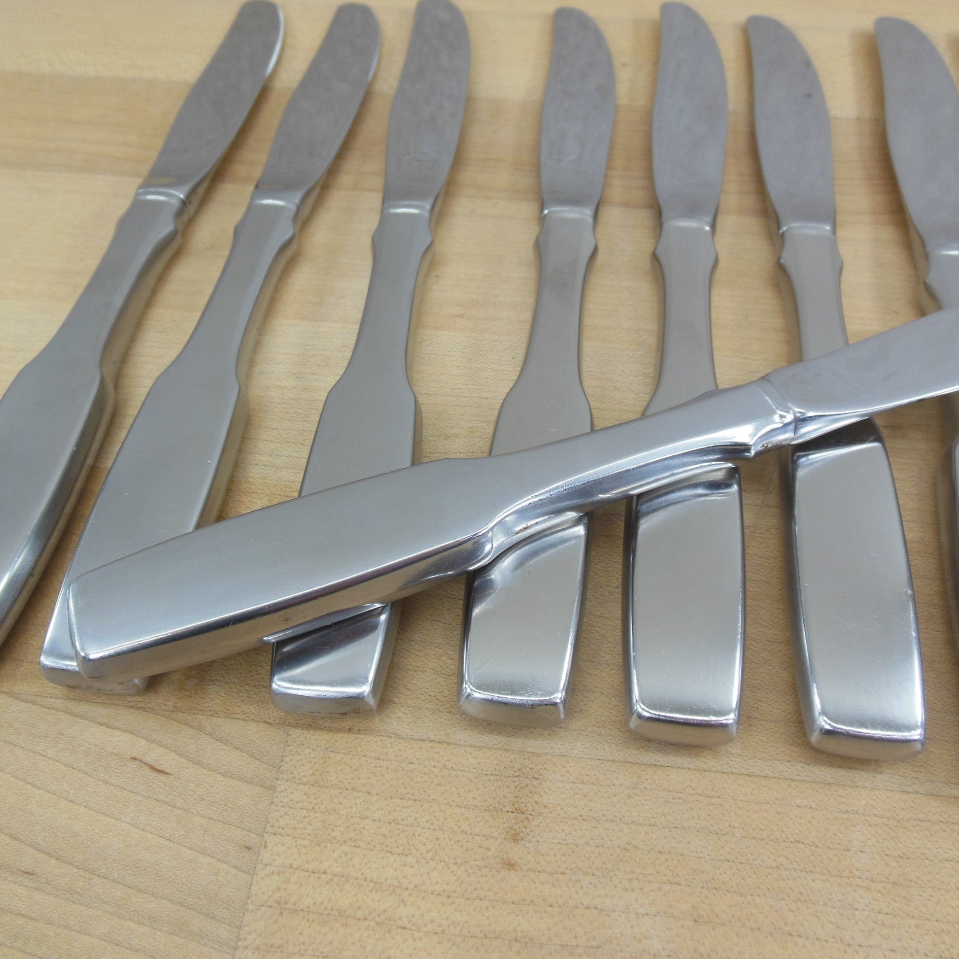 Oneida Community Paul Revere Stainless Flatware - 10 Set Dinner Knives Used