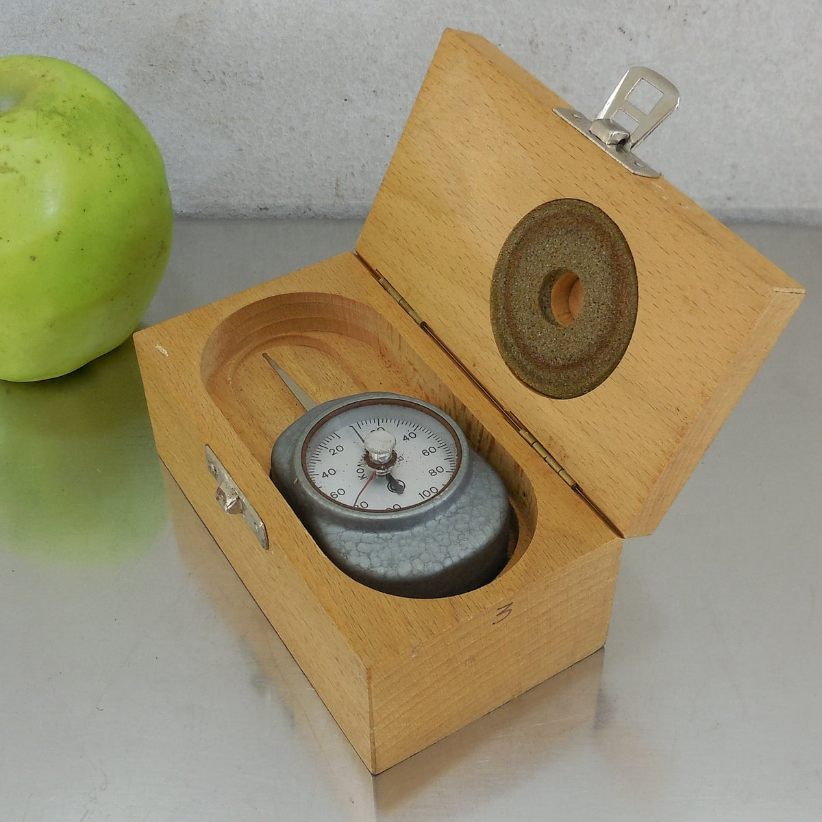 Kontaktor 100 Gram Dial Dynamometer Force/Tension Gage - W. Germany Boxed