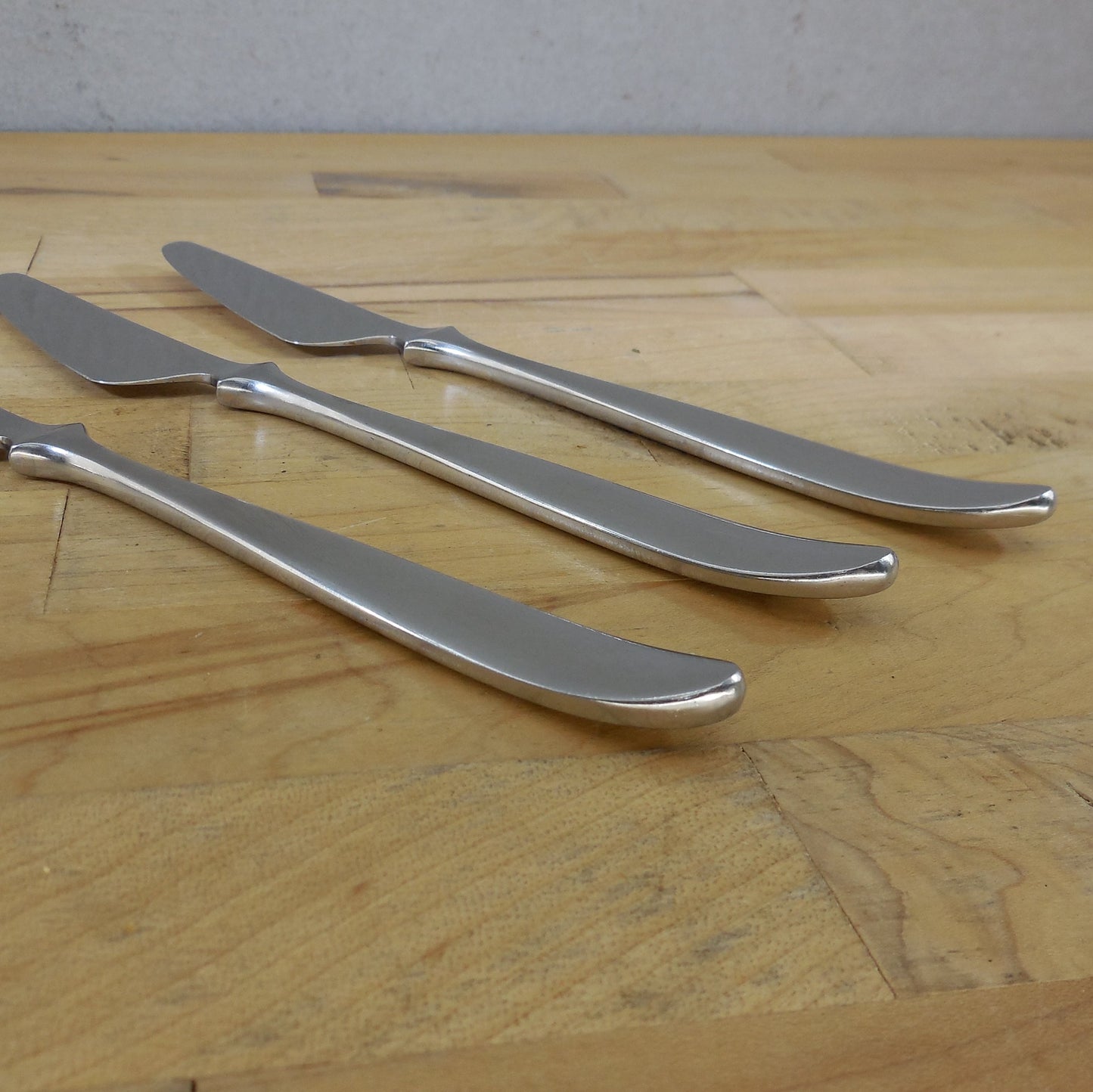 Dansk Japan Astrid Stainless Pair Dinner Knives Torun Tipped Handle