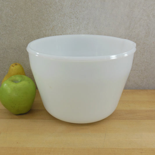 Ronson Foodmatic Mixer Mixing Bowl White Glass - Large