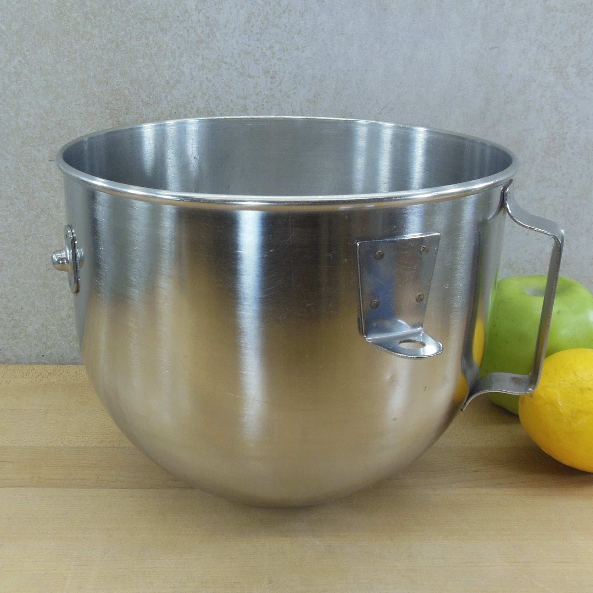 KitchenAid Stand Mixer K45 4.5 Quart Mixing Bowl Replacement Stainless No  Handle