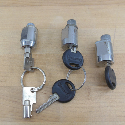 Self Storage Cylinder Lock 3 Lot - Chateau