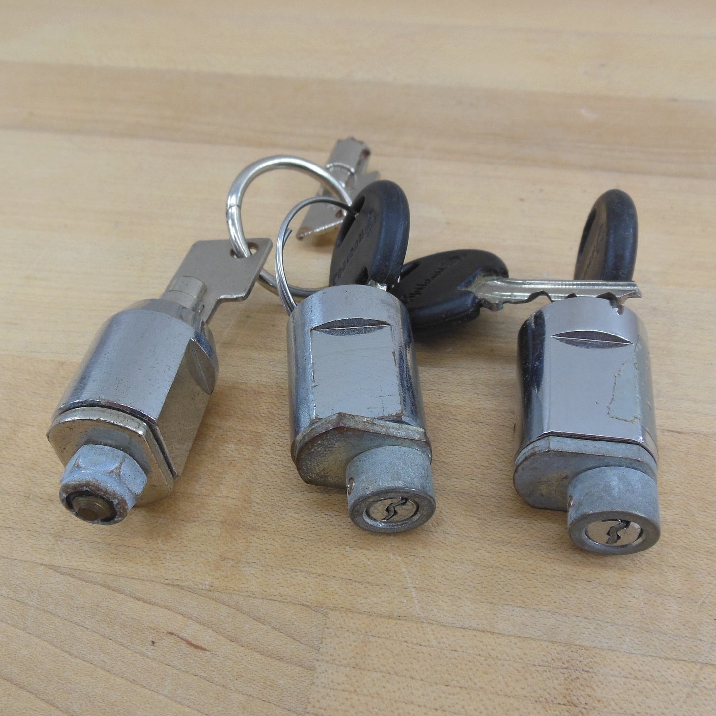 Self Storage Cylinder Lock 3 Lot - Chateau Used