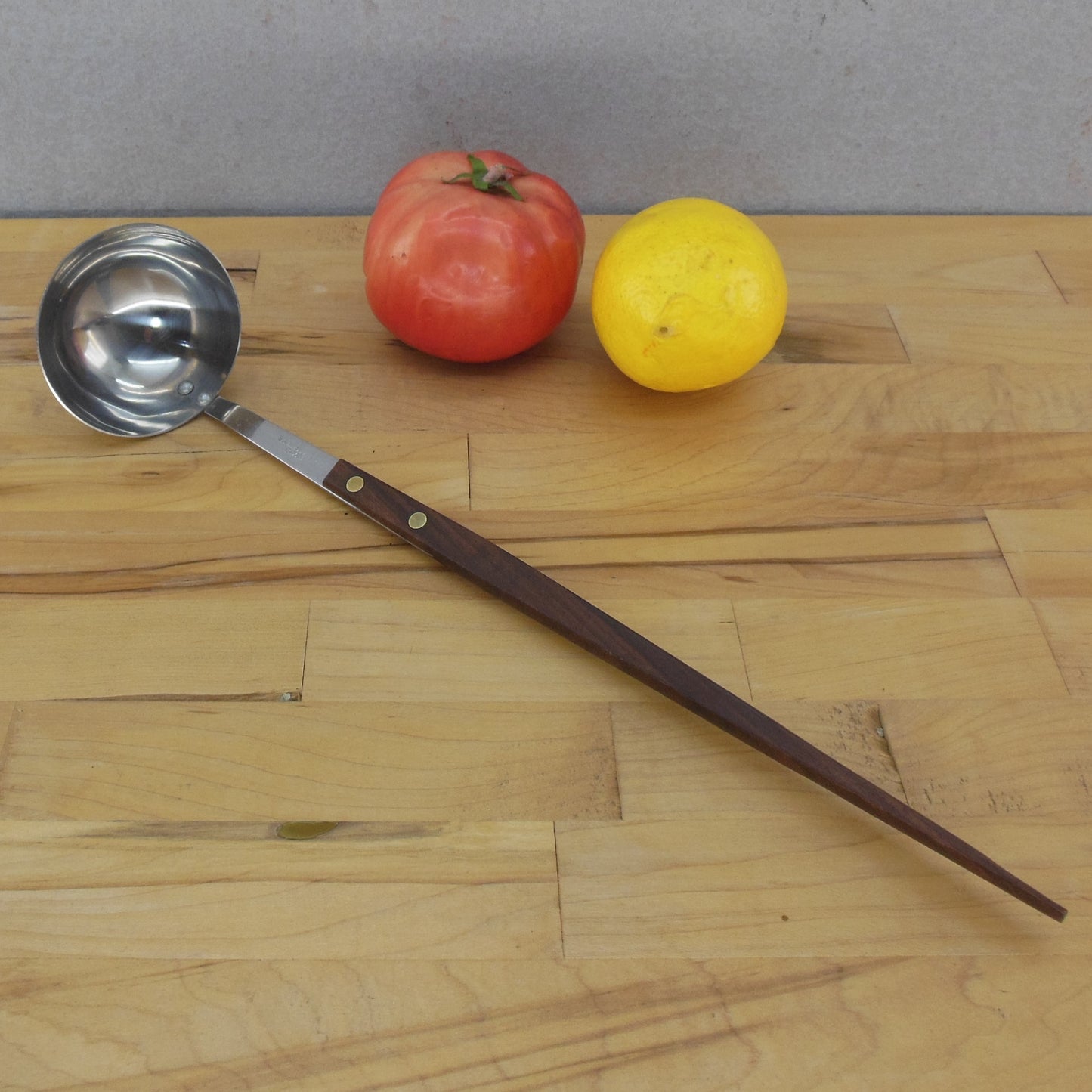 Unbranded Japan Stainless Teak Rosewood 13.5" Ladle