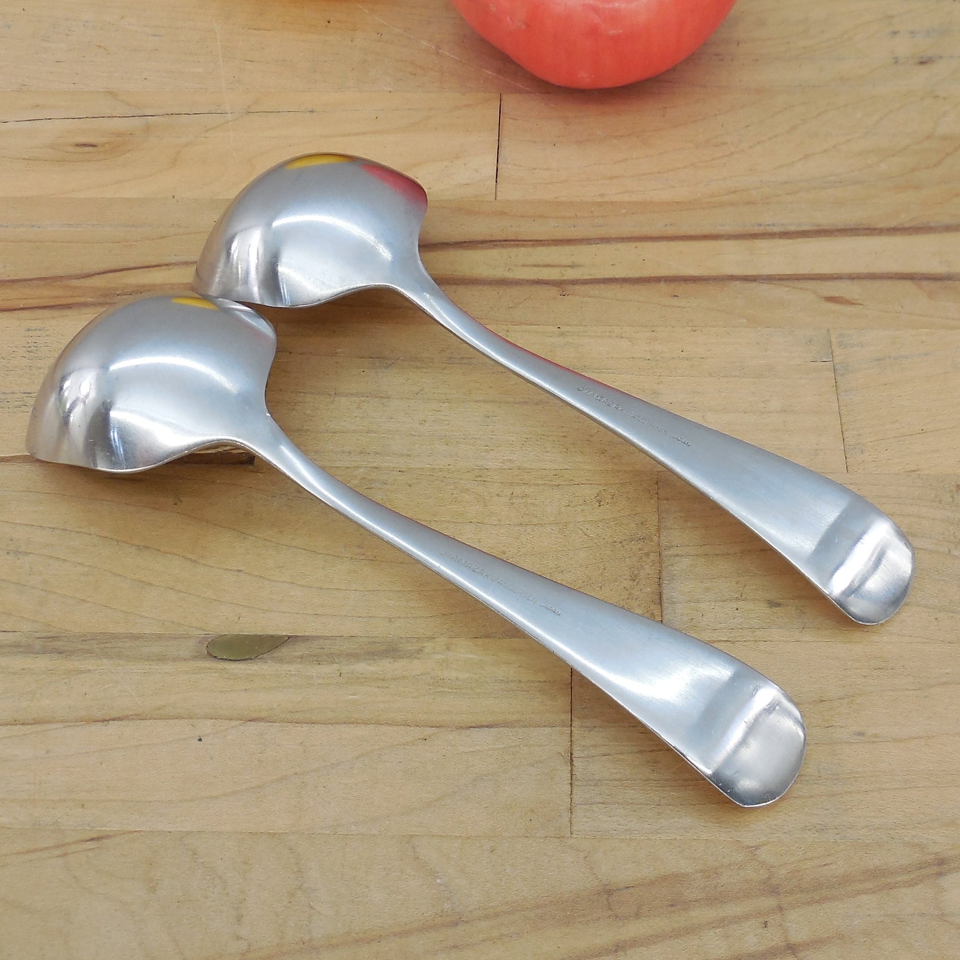 Yamazaki Andersen Hafnia Stainless Flatware - Pair Gravy Ladles Used