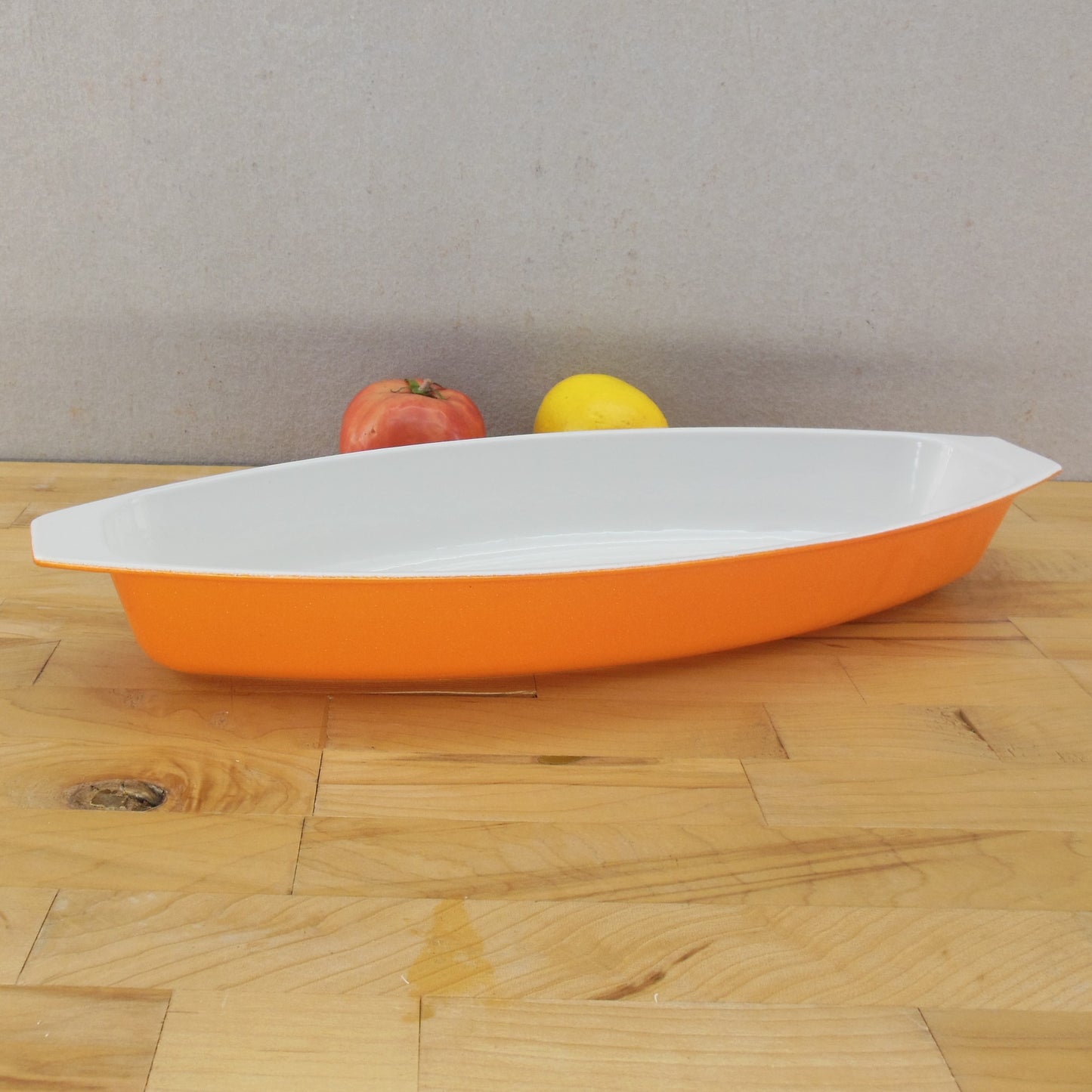 Le Creuset Raymond Loewy Flame Oblong Fish Casserole Pan #40
