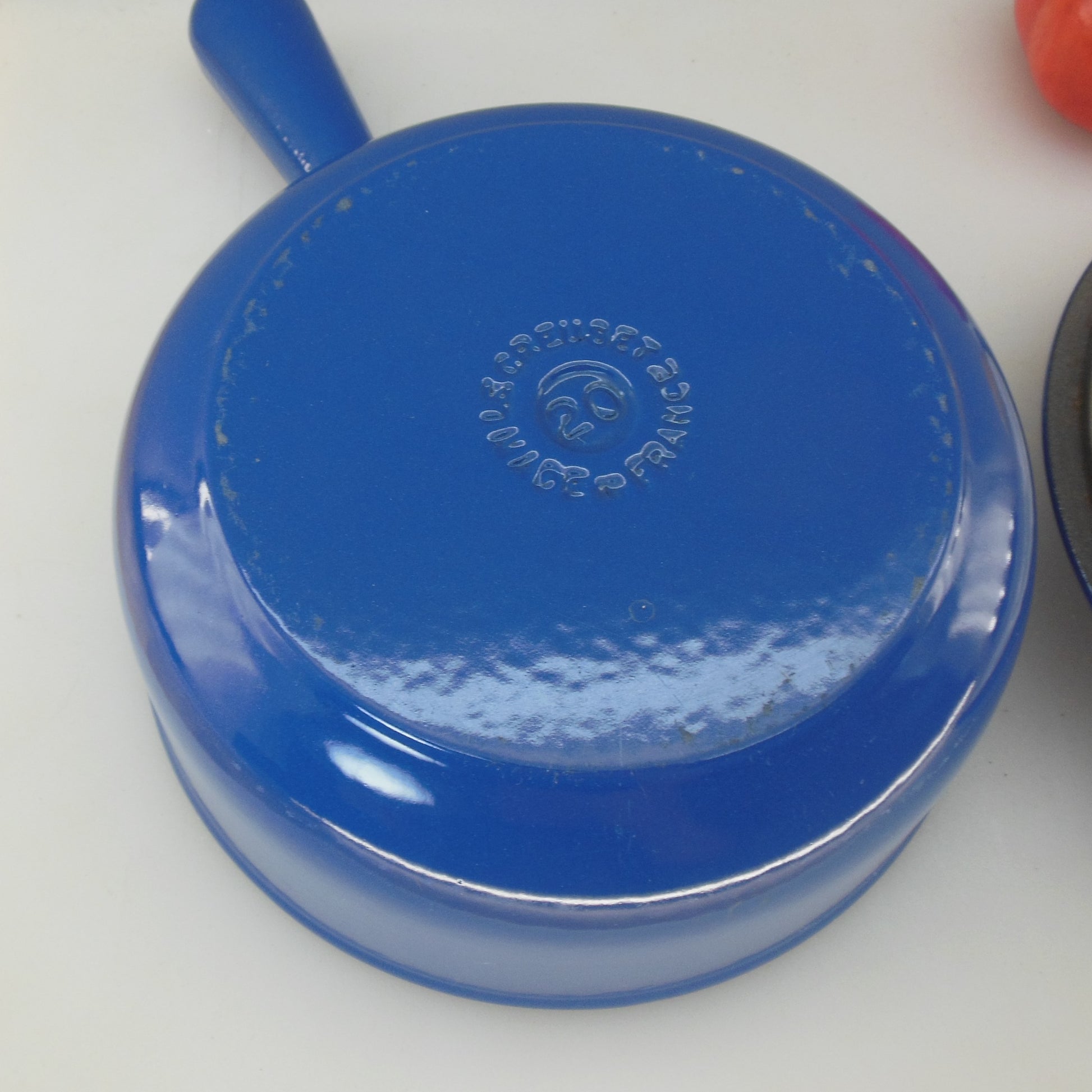 Le Creuset France Blue Enamel Cast Iron 2 Qt. Saucepan & Lid #20