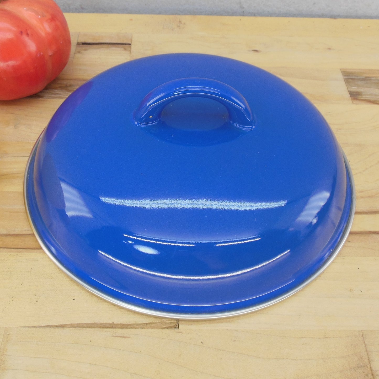 Chantal Blue Enamelware Saucepan Lid 7-3/8"