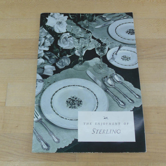International Silver Co. Silverware Catalog Booklet "The Enjoyment of Sterling" vintage