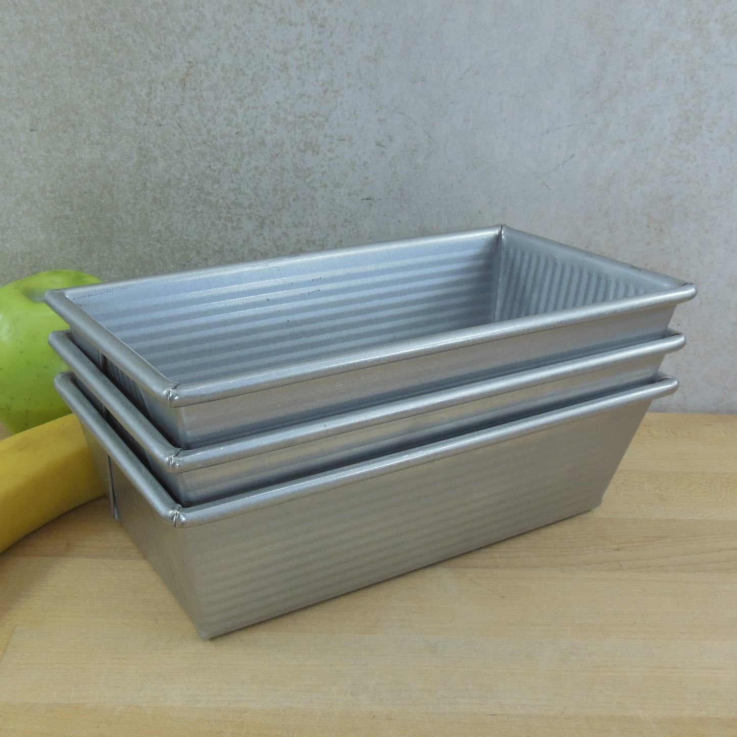 USA Pan Small Bread Loaf Baking Pan - 3 Set