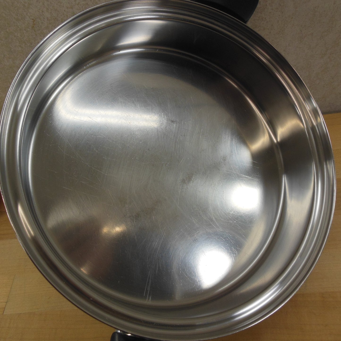 Lifetime 9 inch Skillet Frying Pan T304 CC 5 Ply Stainless Steel with Other  Lid