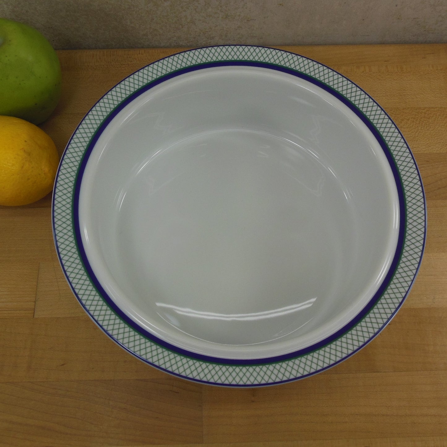 Dansk Thailand Marquesa 9" Vegetable Serving Bowl Blue Green Vintage Round