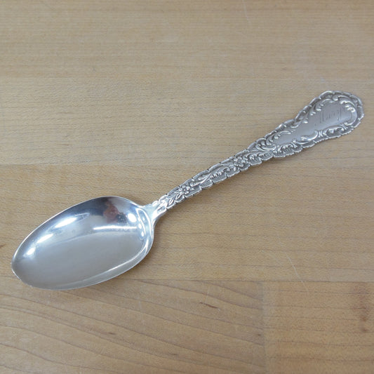 Frank Whiting 1894 Damascus Sterling Silver Teaspoon Engraved "Mary"