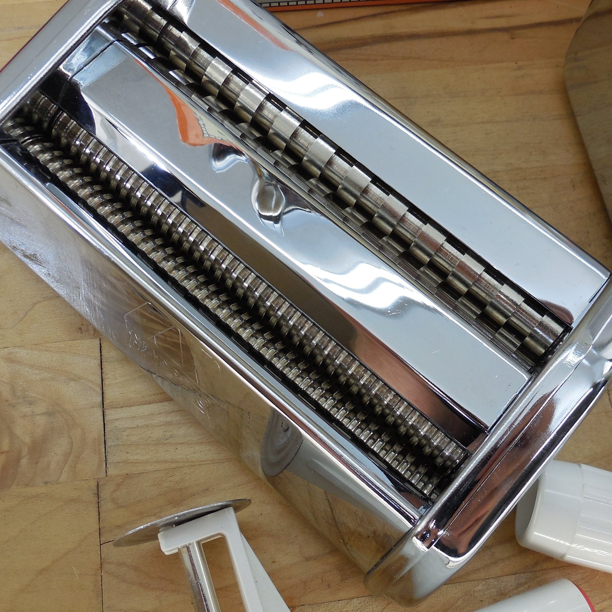 Marcato Italy Atlas 150 Deluxe Pasta Machine Maker NOB & Ravioloni Unused