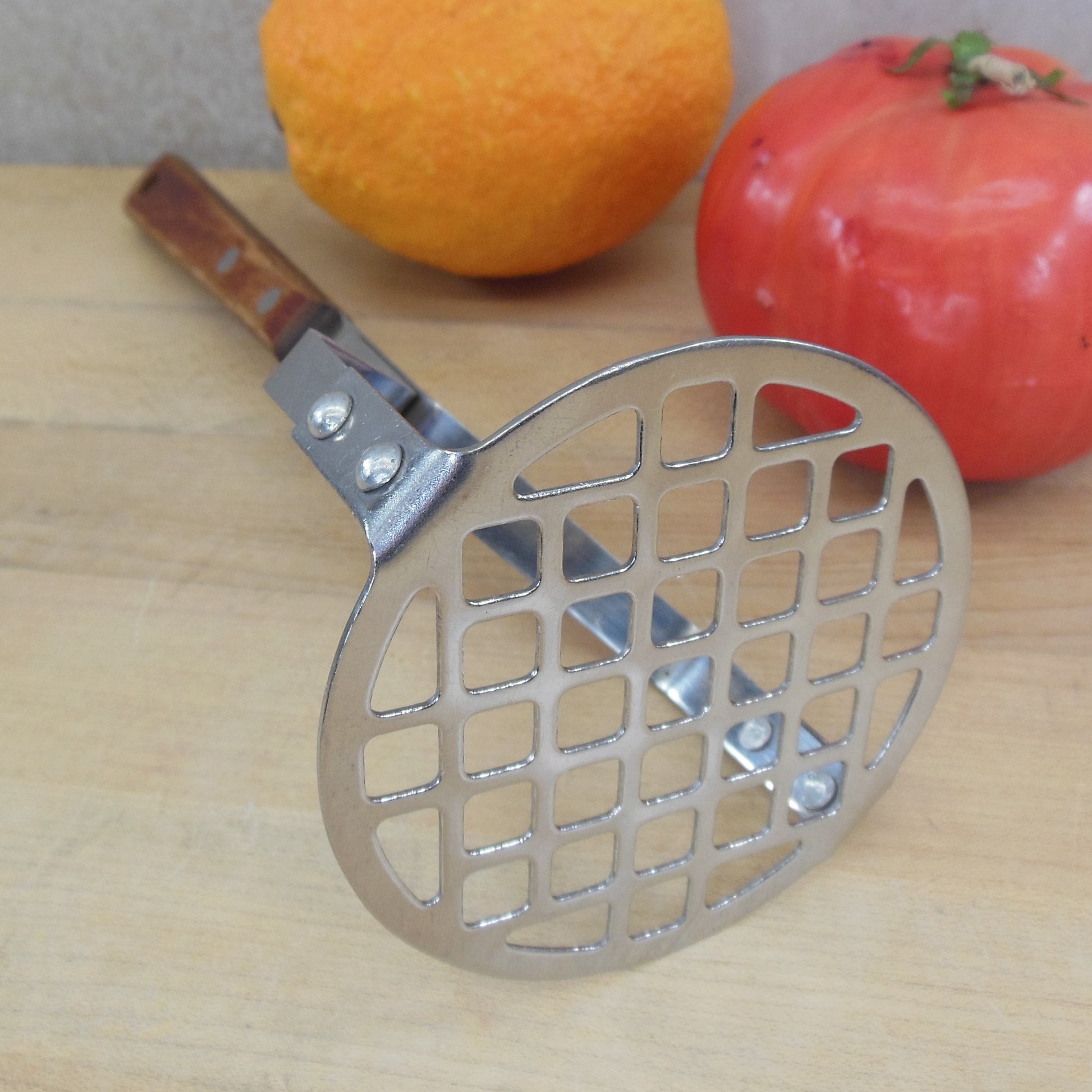 KitchenAid Potato Masher, Stainless Steel Cooking Utensil – Almond Cream