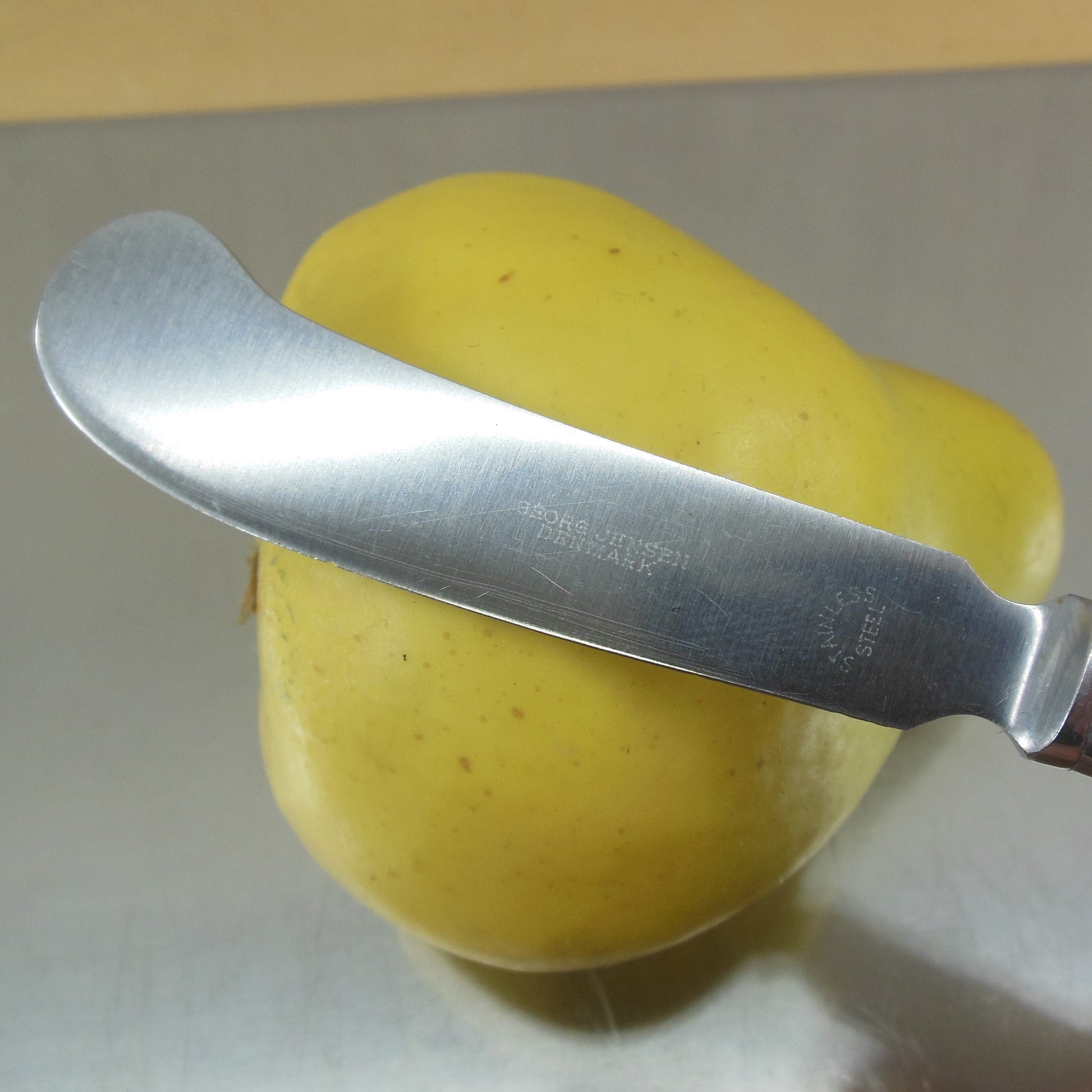 Georg Jensen Denmark Mitra Stainless Butter Spreader Knife used