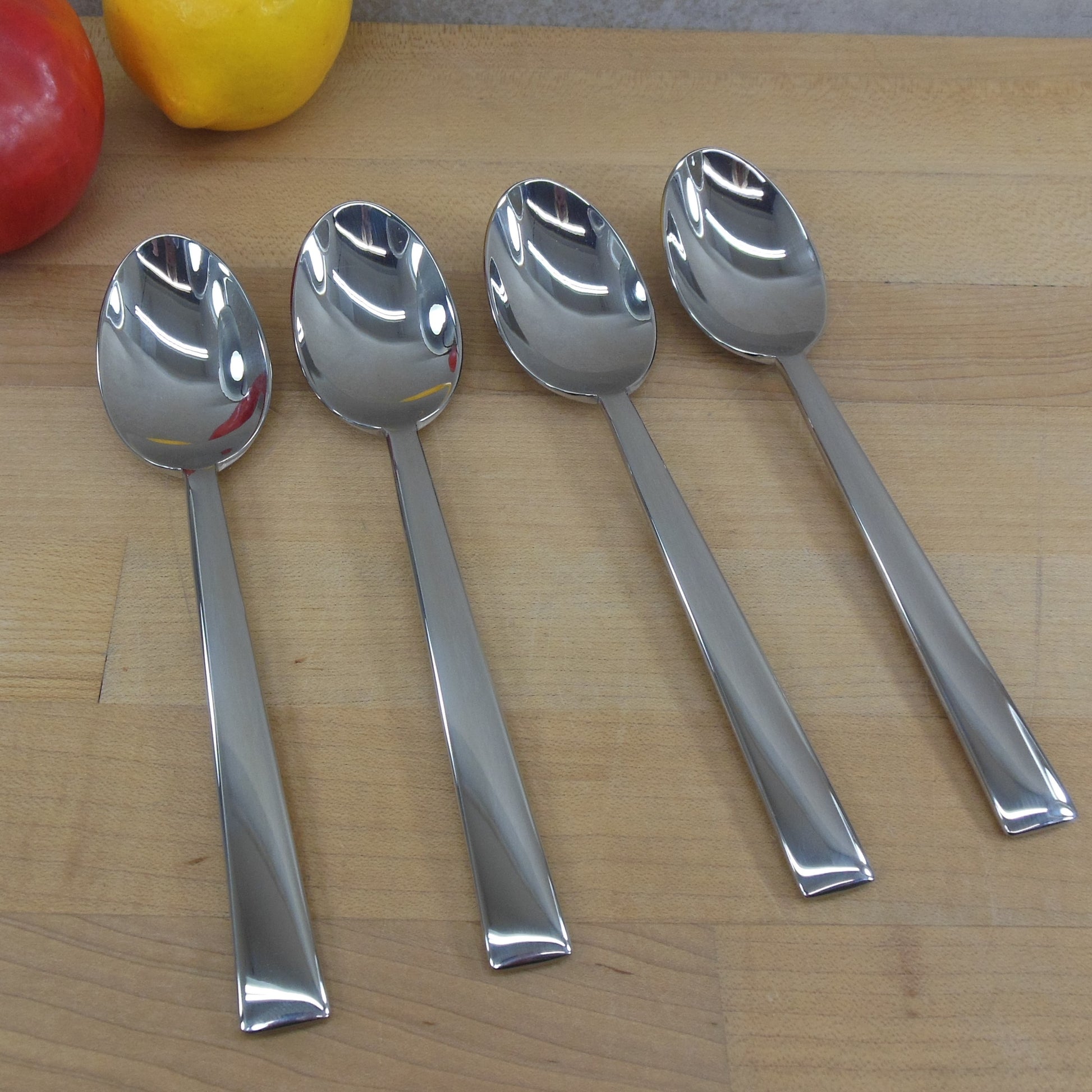 Michael Lloyd MLL16 Stainless Oval Spoon Place Spoons - 4 Set New