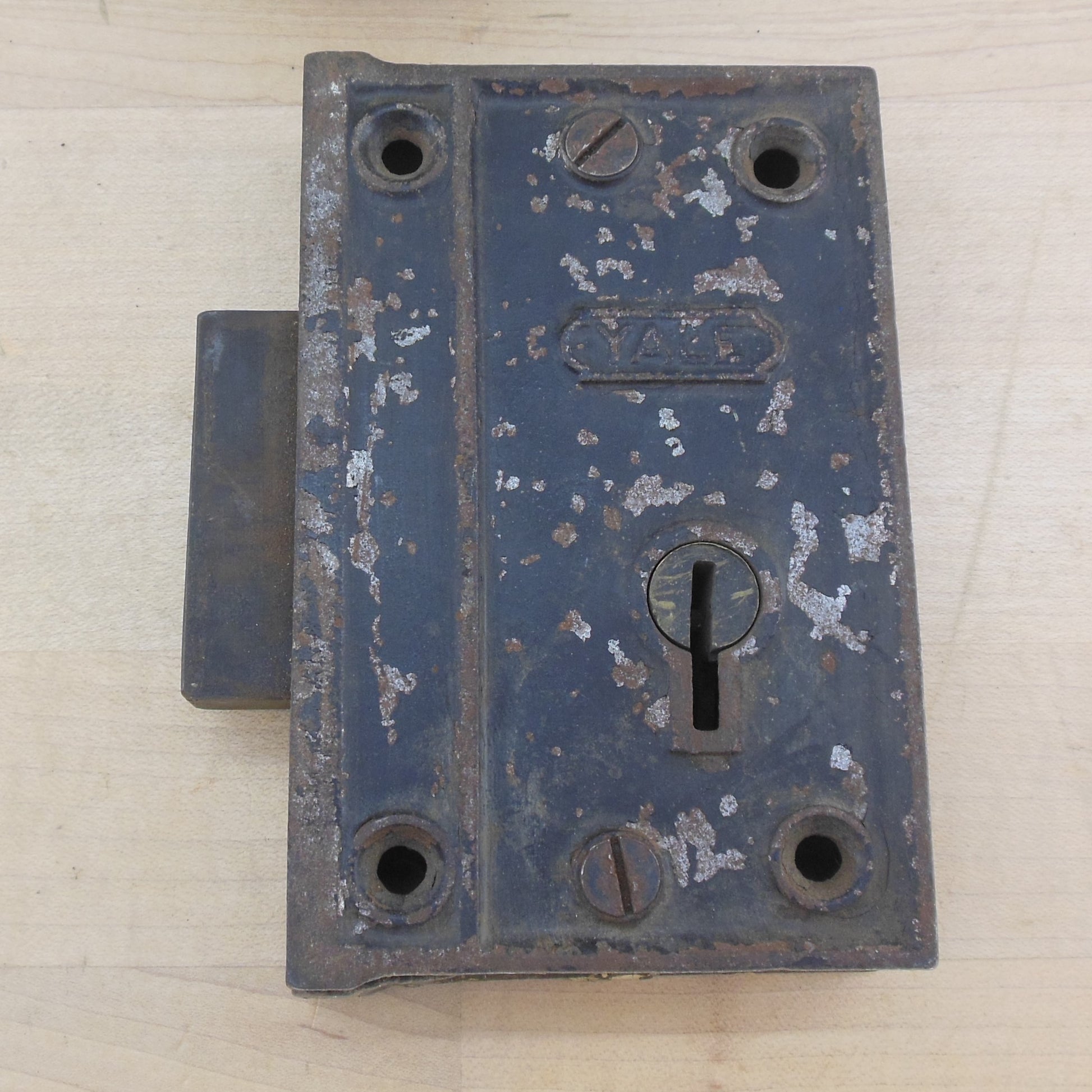 Antique Yale Door Mortise Lockset Part Dead Bolt 1888