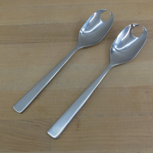 Unbranded Norstaal Press Norway Tiki Stainless Serving Forks.