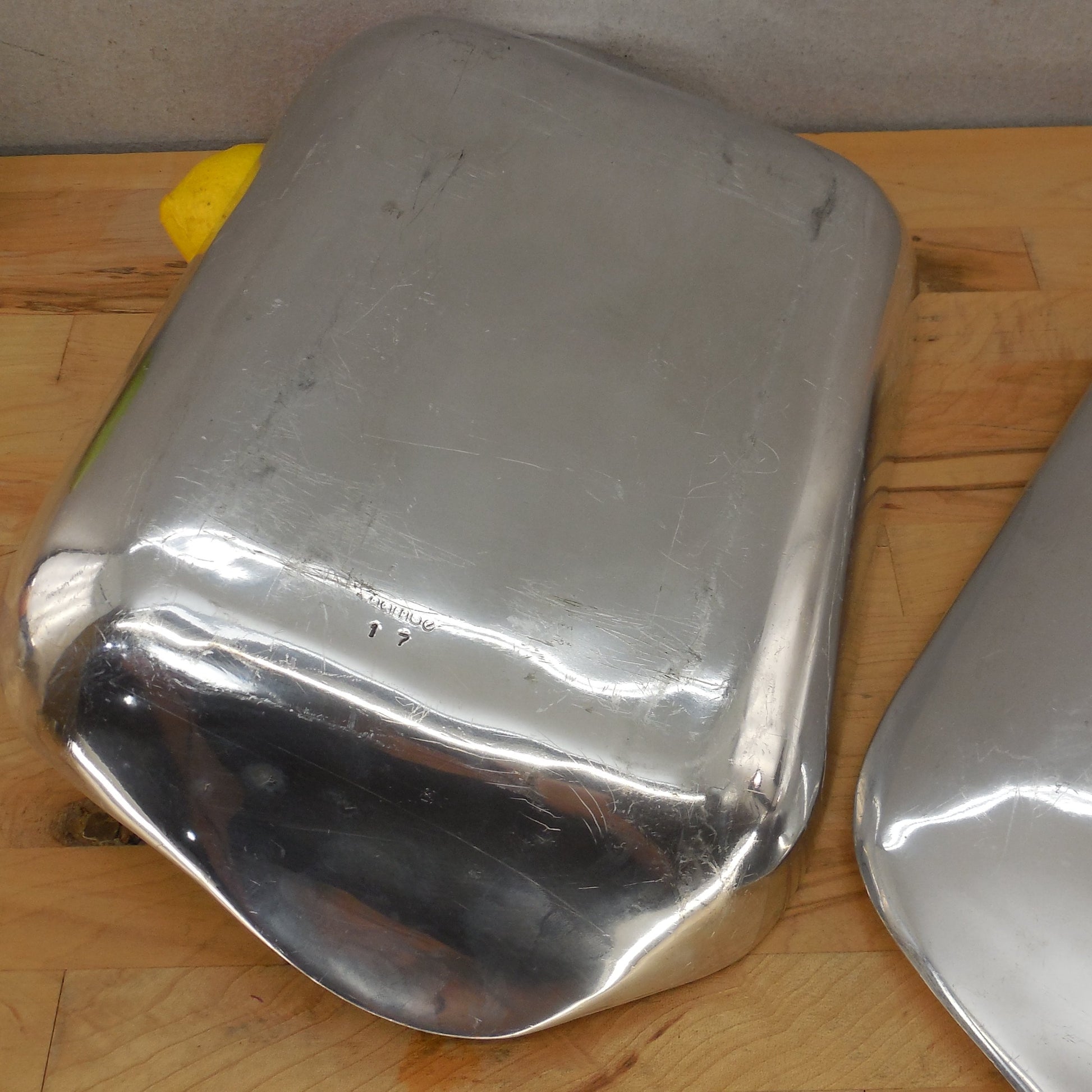 Nambe #17 Metal Alloy Covered Baking Casserole Long Dish Pan Rectangular