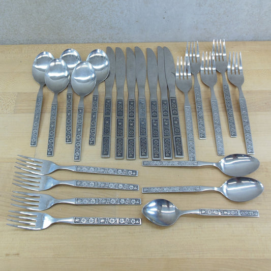 Oneida Northland Korea Spring Fever Flatware Lot - 24 Pieces