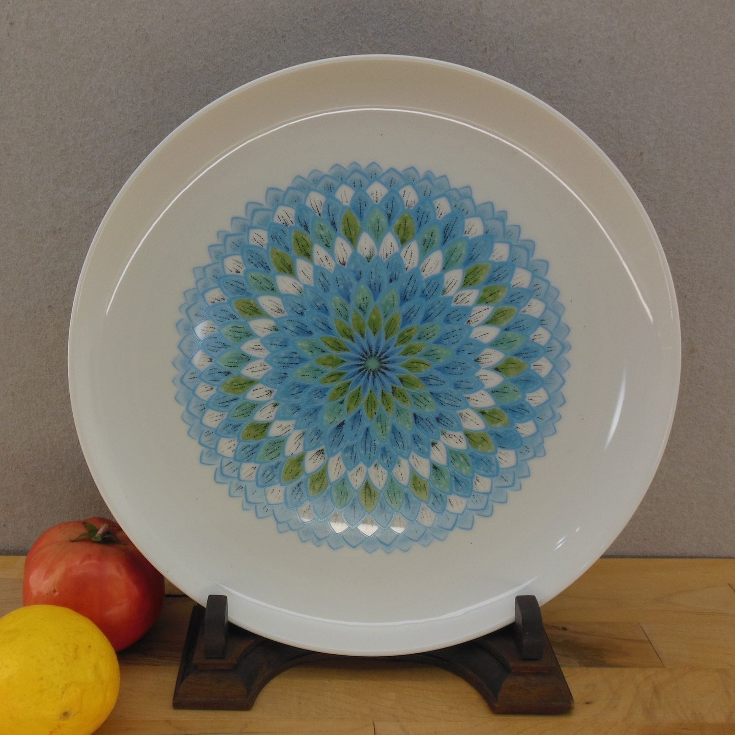 Noritake Japan Bahama 12" Round Chop Plate Serving Platter Vintage MCM
