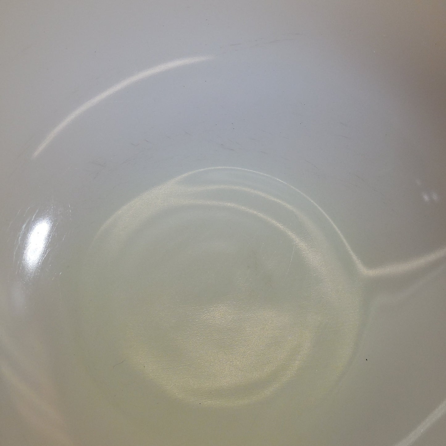 Pyrex Glass Old Orchard 2.5 Quart Mixing Bowl 403 Brown Gold Fruit Interior