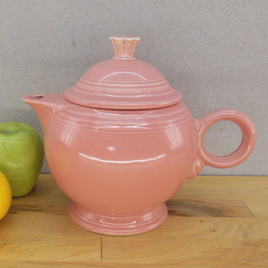 Homer Laughlin Fiestaware Rose Pink Teapot 44 Oz.
