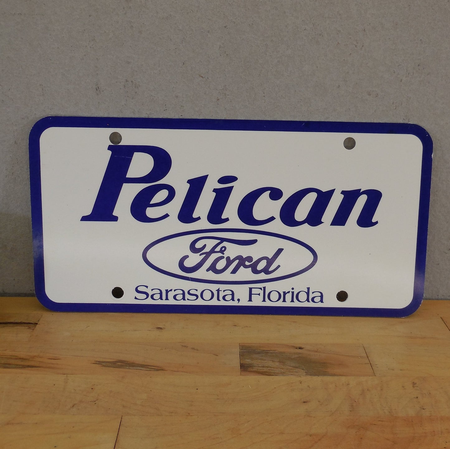 Pelican Ford Sarasota FL Vanity Dealership License Plate Tag