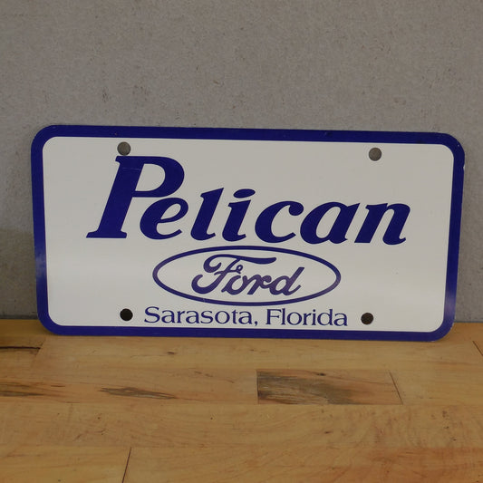 Pelican Ford Sarasota FL Vanity Dealership License Plate Tag