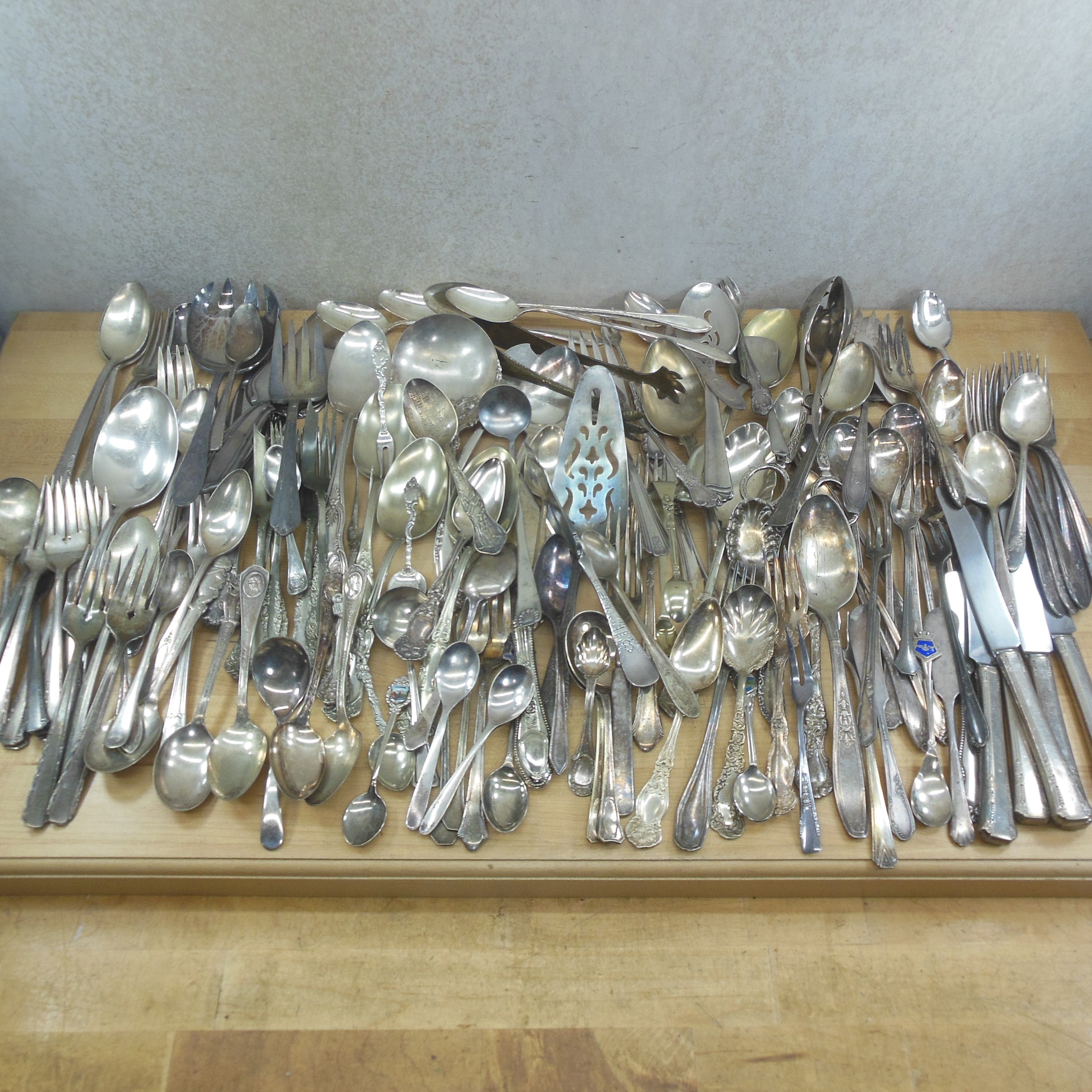 Vintage on sale silverplate flatware