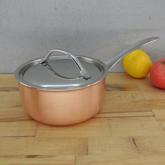 Dansk Polaris Norway Copper Stainless 1.5 Quart  Saucepan & Lid