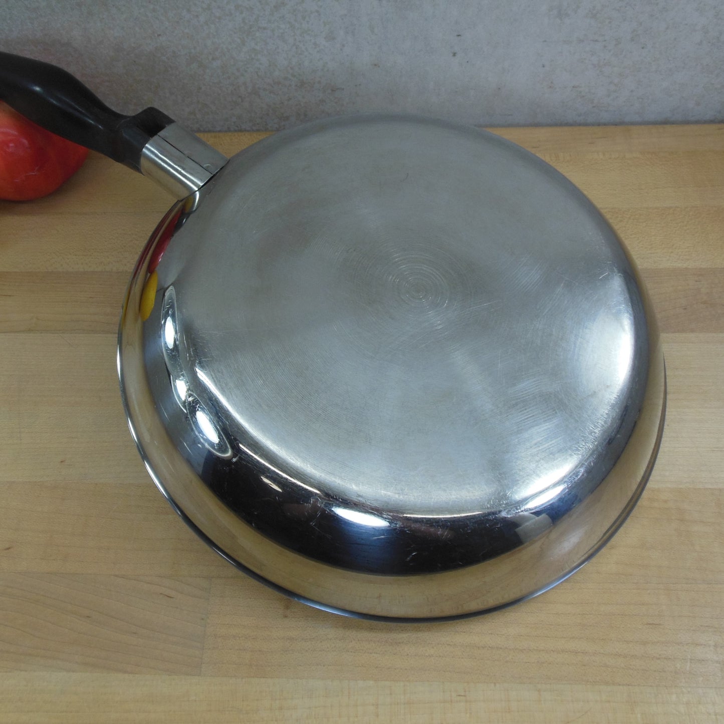 Health Craft Tampa FL Multi-Ply Stainless 10" Fry Chef Pan Skillet Vintage