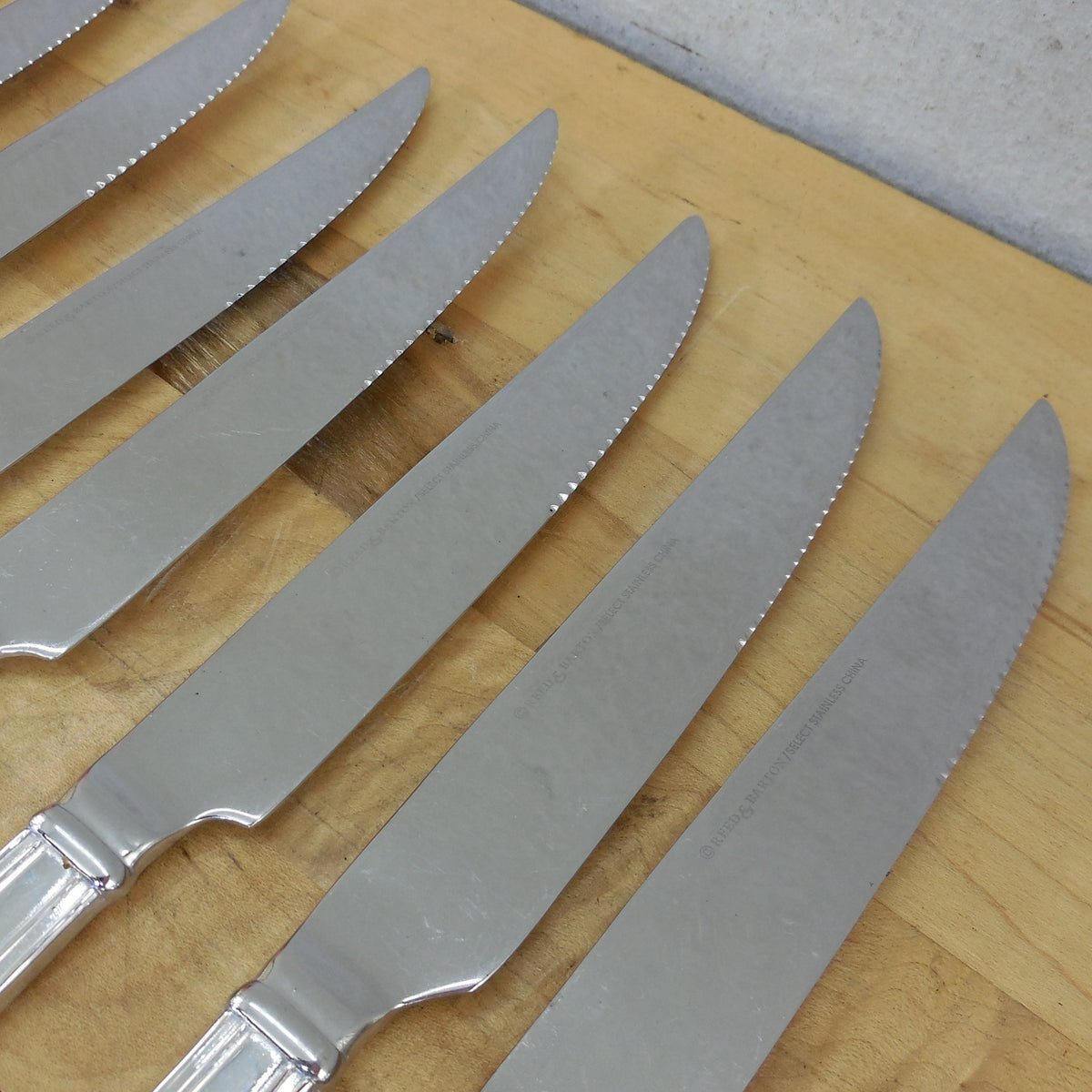 Reed & Barton Palladian Stainless Flatware - 10 Steak Knives