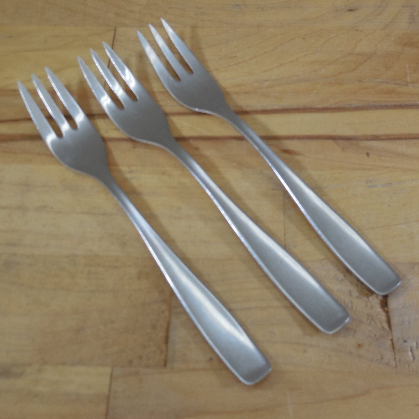 WMF Germany Older Line Cromargan Stainless Pastry Forks - 3 Set
